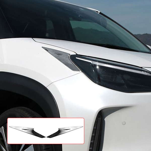 ABS krom frontlyktdeksellist for Yaris 2020 2021