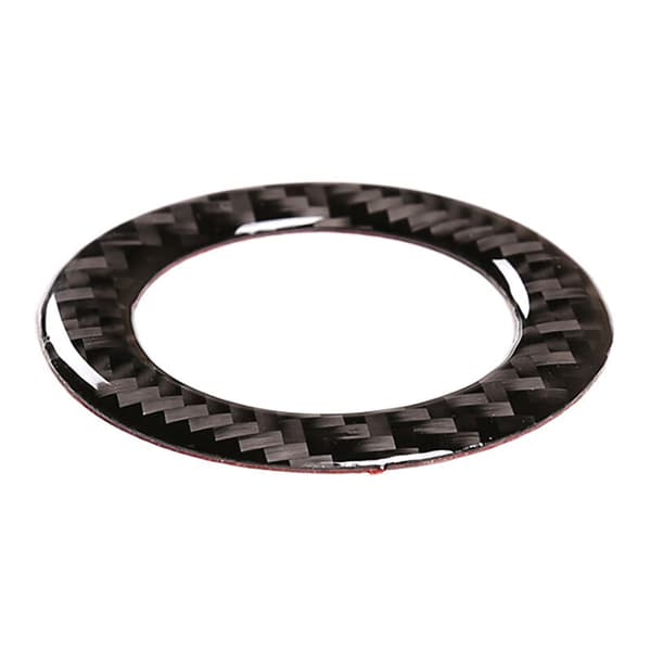 Bil blødt fiber rat ring dæksel trim til 2010-2016