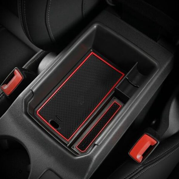 For -Audi A3 2021 Biltilbehør Interiørdekorasjon Midtarmlene Organizer Oppbevaringsboksbeholder
