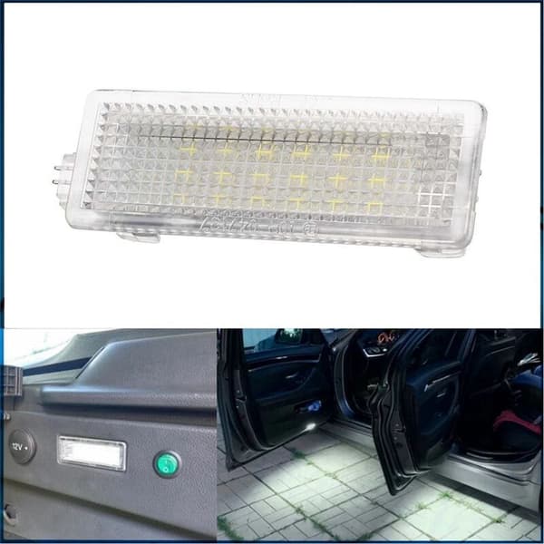 63316972605 Lys Høyfotet Bil Velkomst Fotbrønn Interiør Dørpanel for E82 E90 E60 E63