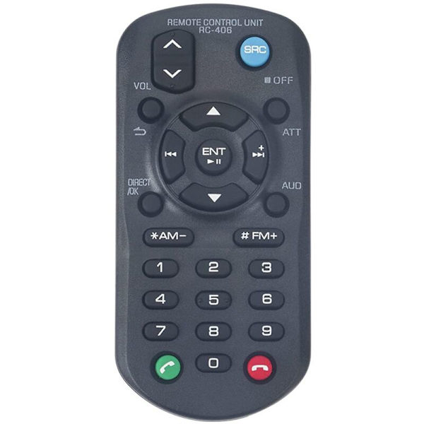 RC-406 Fjernbetjening til CD-modtager DPX503BT -BT328 DPX524BT -BT228U DPX504BT DPX593BT