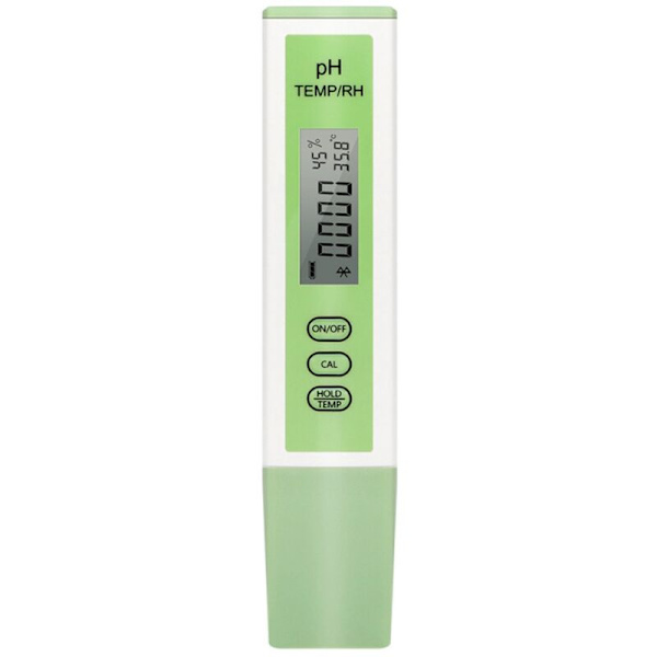 Bluetooth-kompatibel pH-meter Temperatur og Fugtighed BT pH-tester Real-Time Overvågning Digital RH-tester