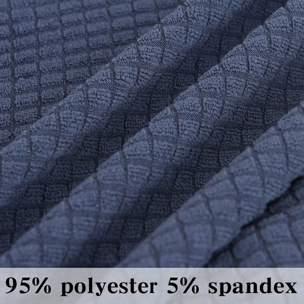 1 Sete Vanntett Sofa Putetrekk Stretch Sofa Trekk Beskyttende Trekk Stretch Sofa Anti-Skli Vanntett Putetrekk Grå