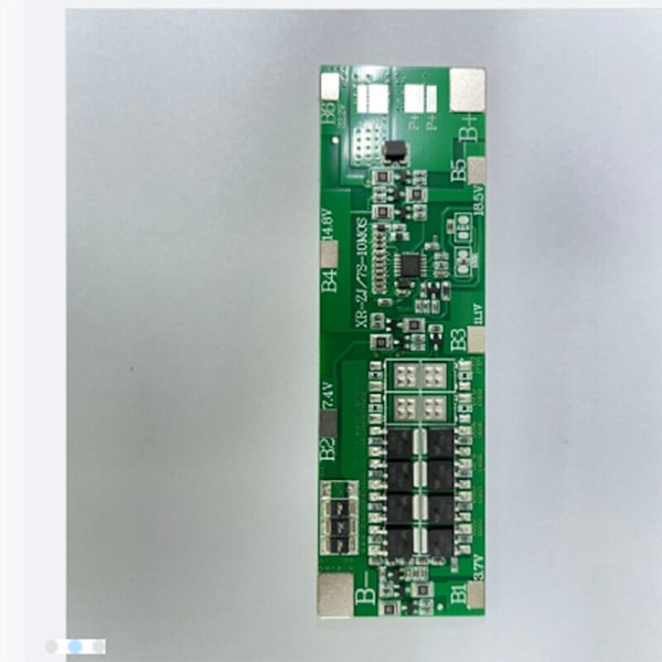 BMS 7S 24V -Ion 18650 Batteripakker Ladingkort med Balanseutjevningsfunksjon Felles Port for Power Bank (20A)