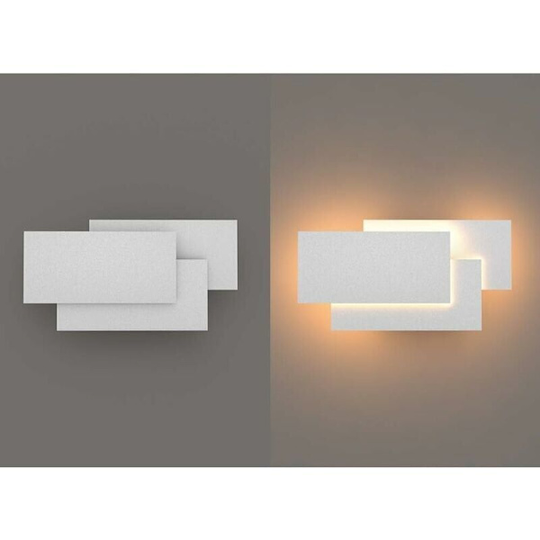 Indendørs væglamper LED-lampe 24W 1920LM Moderne væglampe til soveværelse, hjem, gang, stue, varm hvid 3000K