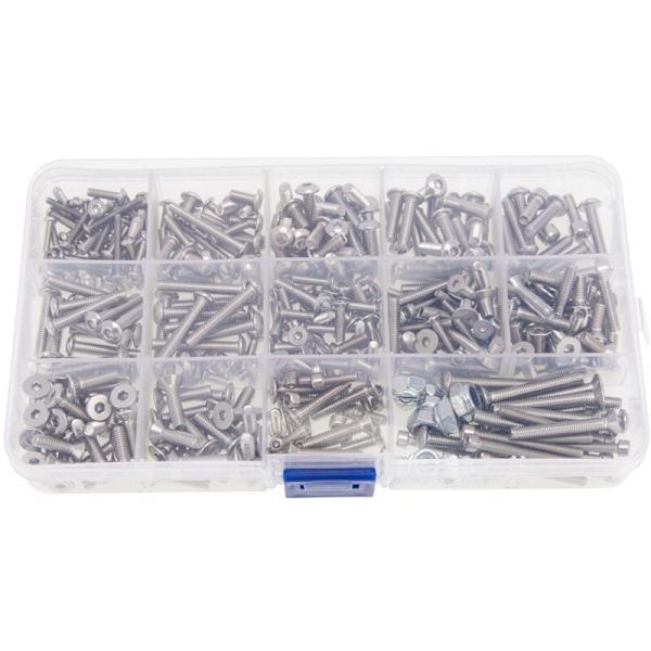 433 osainen ruuvisarja 1/6 kauko-ohjattavaan ryömintäautoon Axial SCX6 JLU Wrangler -päivitystarvikkeet