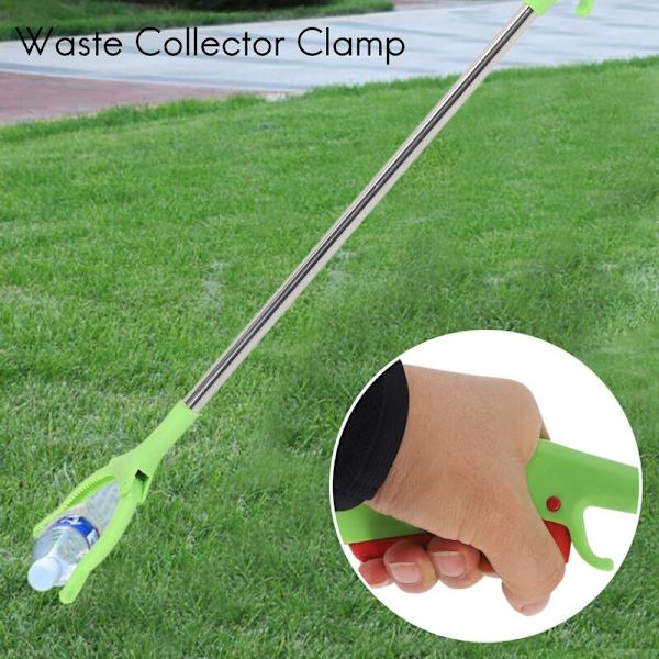 2X Sopskyffel Tång Sopklo Grip Trädgårdsskräp Slutverktyg 60cm