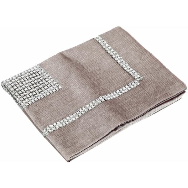 Kimaltelevat timanttipaikkamatot hääkoristeet Flanelli 30 x 40 cm Samppanja