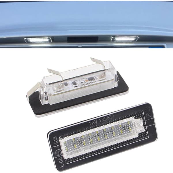 Car LED-skyltbelysning för Smart Two Coupes Cabriolet 450 451