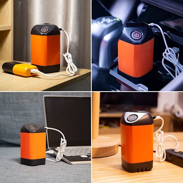 Smart digitalt justerbar utomhus campingdusch bärbar elektrisk duschpump för camping, resor, strand, husdjurstvätt