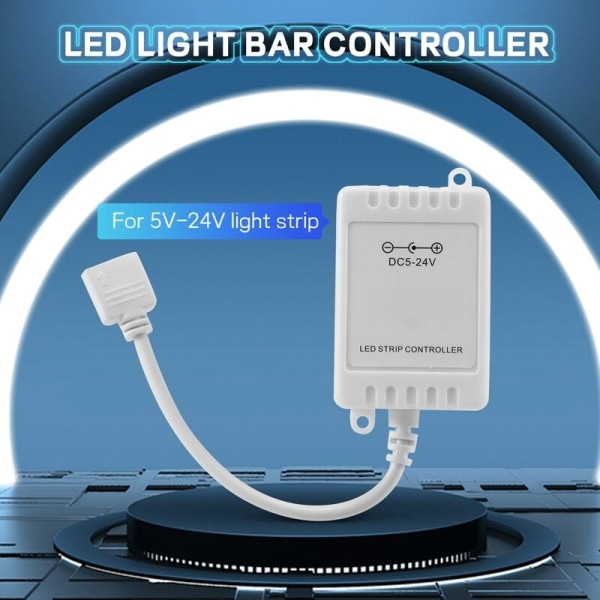 Tuya Zigbee RGB Smart LED-kontroller for 5V-24V lysstripe kompatibel med ZHA Zigbee2MQTT Tasmota Alexa Home