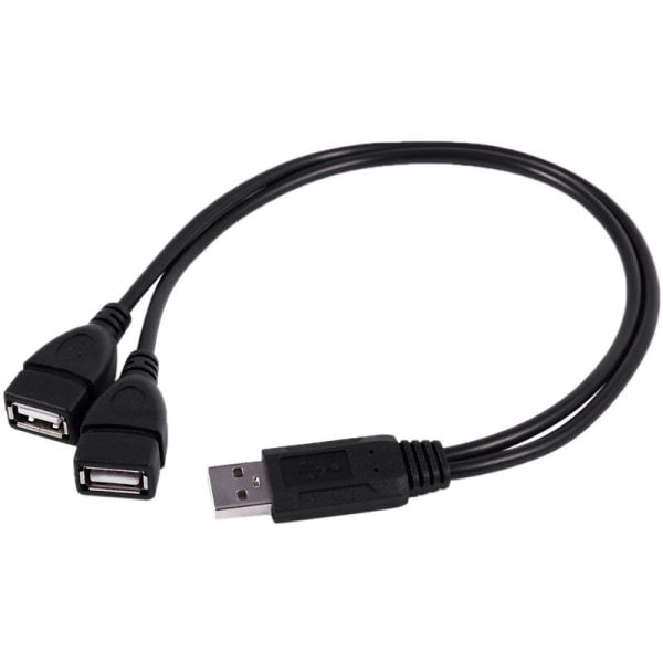 Usb 2.1A -urosliitin 2 Usb -kaksoisvirtajohdon sovitin
