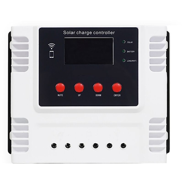 20A Solcellsladdningsregulator App Realtidsdataövervakning Intelligent LED-display 12V/24V/48V