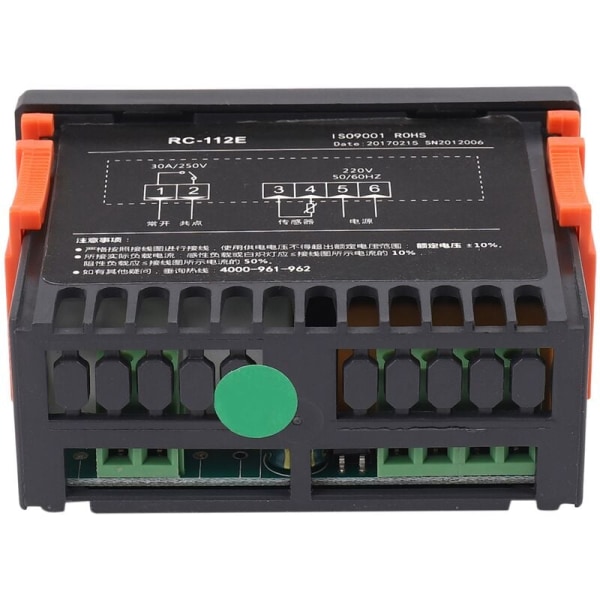 AC 220V 30A Digital Termostat Temperaturregulator Kontroller med NTC Sensor LED-skjerm