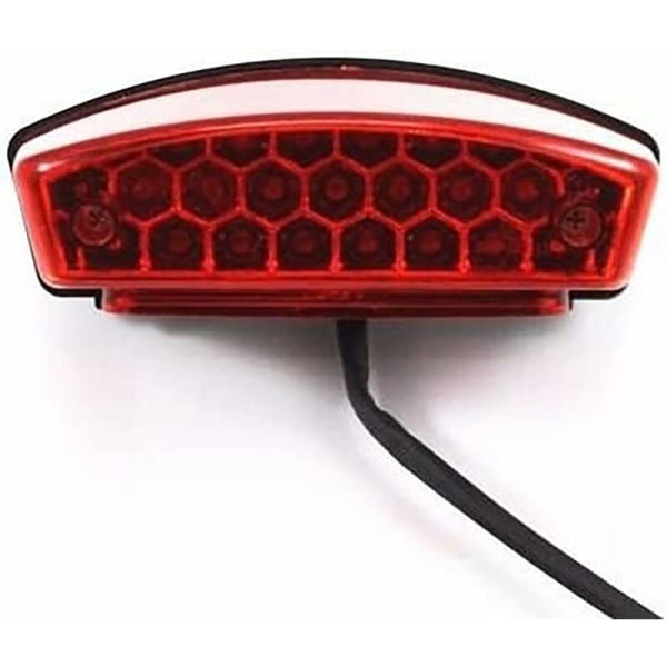 Motorcycle LED Rear Brake Tail Light (Red)