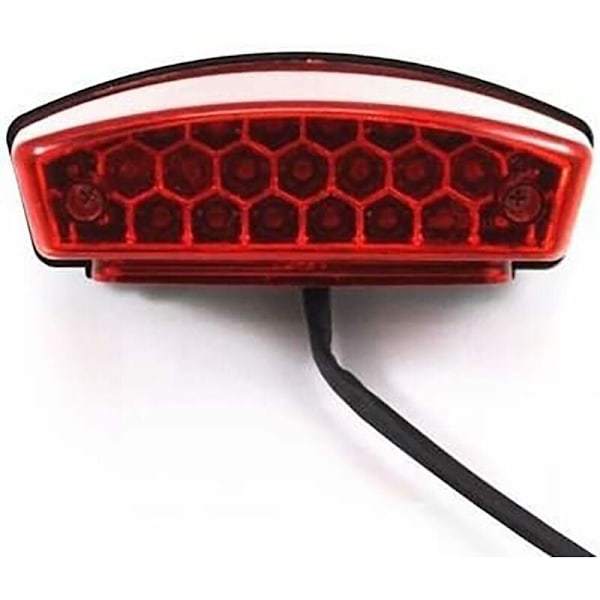 Motorcykel LED Baglygte (Rød)