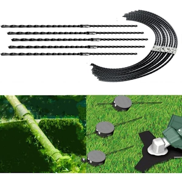 10-pack extra starka linjer F016800431 för AFS 23-37 röjsågespolar av linje för AFS 23-37 röjsåg, 37x3,5 mm