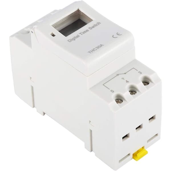 Digital Timer Programmerbar Elektronisk Kontakt LCD Digital Elektronisk Timer THC 30A 110V-
