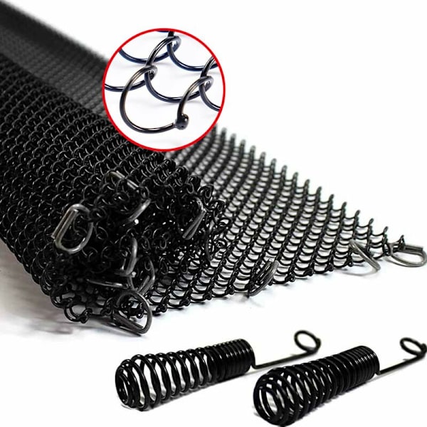 Heavy Duty Mesh Gardin med 2 Trekk (2 Paneler) for Vedfyrt Peis (24\" x 19\")