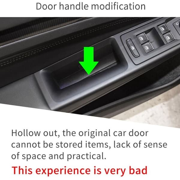 Oppbevaringsboks for Golf 8 MK8 2020 bildør armlene