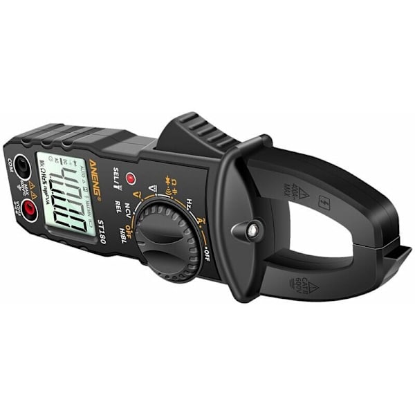 ST180 Digital Klemme Multimeter 4000 Tællinger - AC DC Spænding, Strøm, Modstand, NCV Tester