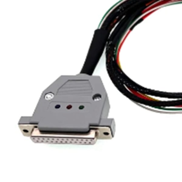 3 LED-lys bagasjeromsbenk kabel DB25 ECU benk pinout kabel for SM2 PRO J2534 VCI lese og skrive ECU BATT VCC KLINE CAN-L