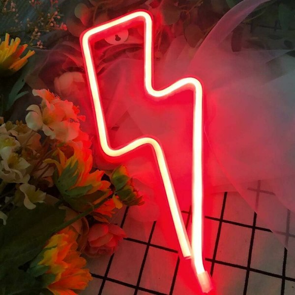 Neon-kyltit - USB/Paristokäyttöinen LED-kyltti Neon-valot Seinäkoristeeksi Neon-valokyltit Makuuhuoneeseen Hääjuhliin Syntymäpäiväjuhliin Halloweeniin Jouluun Huoneeseen