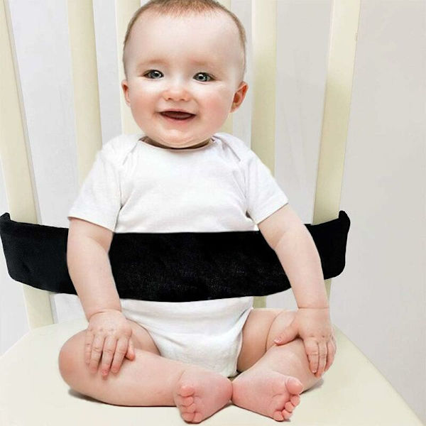 Højsædeseler, Universal Baby Sikkerhedssele, Spædbarn & Toddler Højsæde Sele (Sort)