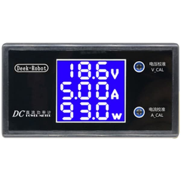 Spenningswattmeter LCD voltmeter amperemeter (100V 10A)