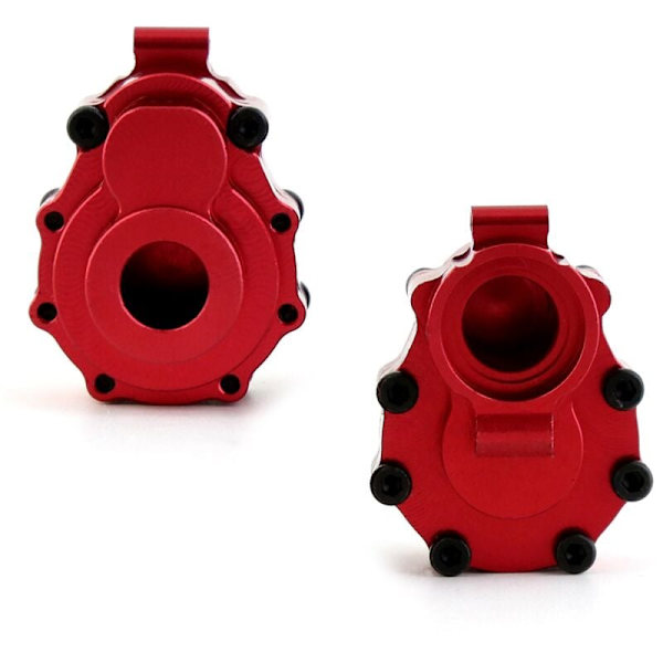Set med 2 metall bakre portalhus (indre og ytre) for TRX4 -4 1/10 RC Crawler biloppgraderinger deler tilbehør,1