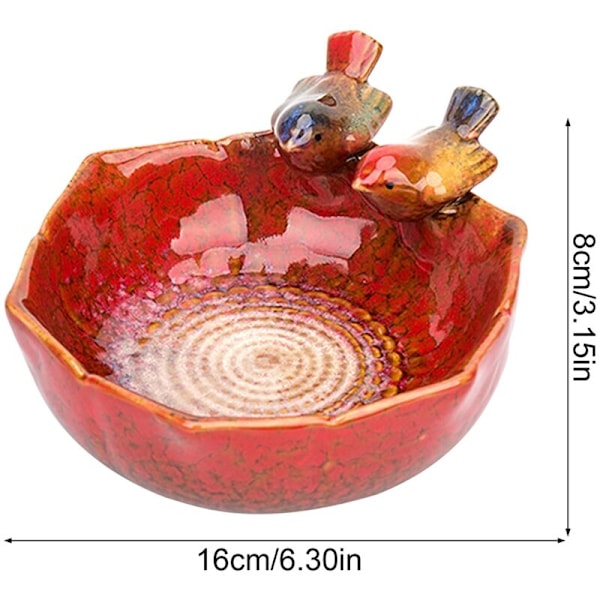 Møbel Keramisk Fuglebad Fruktfat Mater Kan Brukes Som Brett Stuedekorasjon-