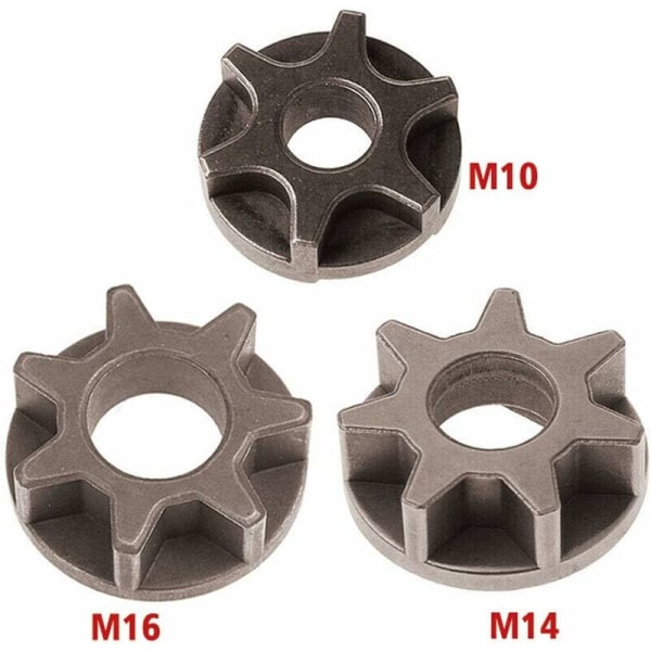 Kjede for vinkelsliper M10/M14/M16 100/115/125/150/180, erstatningssprocket for motorsagbrakett, tilbehør til kraftverktøy