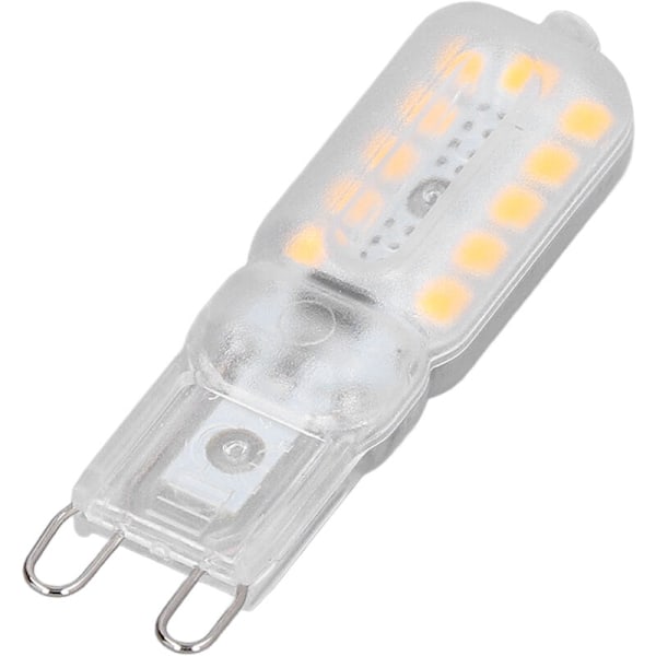Rubberskin G9 LED Dæmpbar Varmt Hvid G9 LED Pære 5W Halogen Lys G9 LED Lampe 360° Bred Stråle Vinkel 22 2835 SMD, 6stk