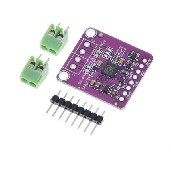 MAX31865 PT100/PT1000 RTD-till-digital omvandlare kretskort temperatur termoelement sensor förstärkare modul 3.3V/5V