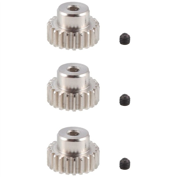 3 st 3,175 mm metall axel kugghjulsmotor 32DP 48DP 64DP M0,6 M0,8 för 1/10 1/8 RC bil 3650 3660,22t