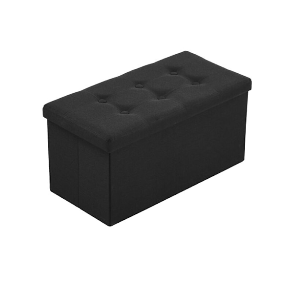 Taitettava säilytystuoli 763838cm musta