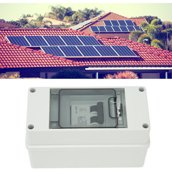 2P Miniatyrkretsbrytare IP65 Vattentät Kopplingsswitch för Solcells-PV-System 1000VDC 40A