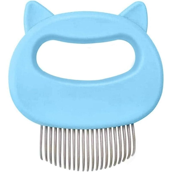 Cat Brush, Cat Comb, Massage Comb for Cats, Dog Brush, Pet Comb and Massage Brush (Blue), Sunny