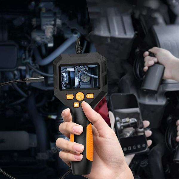 Inspektionskamera, Full HD, 5m, IP68, sort