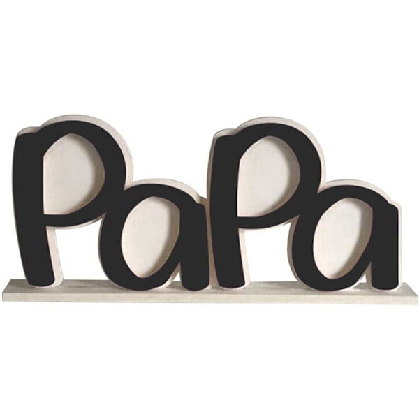 Fotoramme til fars dag, gaver fra datter, fødselsdagsgaver, fotoholder, fars dag - sort