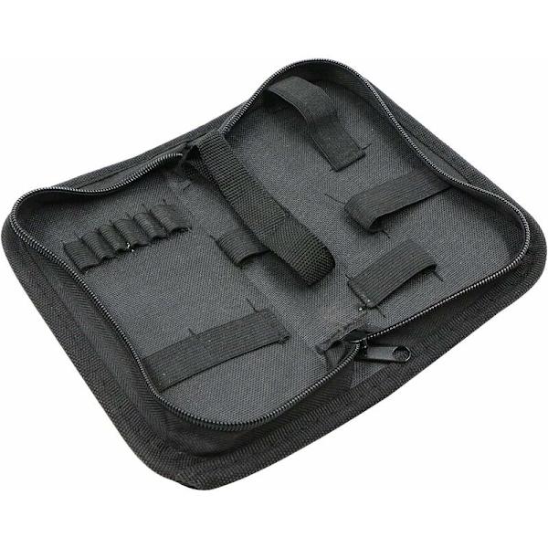 Verktygsförvaringsväska Heavy Duty Vattentät Oxfordtyg Elektriker Snickare Mekaniker Reparation Klockor Kit Dragkedja Rulle Canvas Dragkedjefickor Hjul