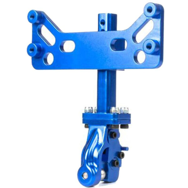 Justerbar Tilhengerfeste i Metall, Klatrende Bilmodell, Biltilbehør Kompatibelt for 1/6 Scx6 Rc Trx6, Blå