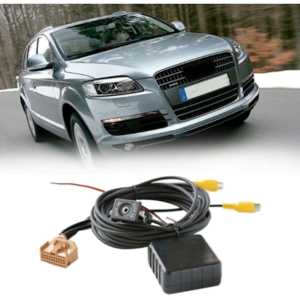 12V MMI 2G Bil Bluetooth AUX Trådlös AV/AV2 Adapter Kabel För A6 A8 2006-2008 J523