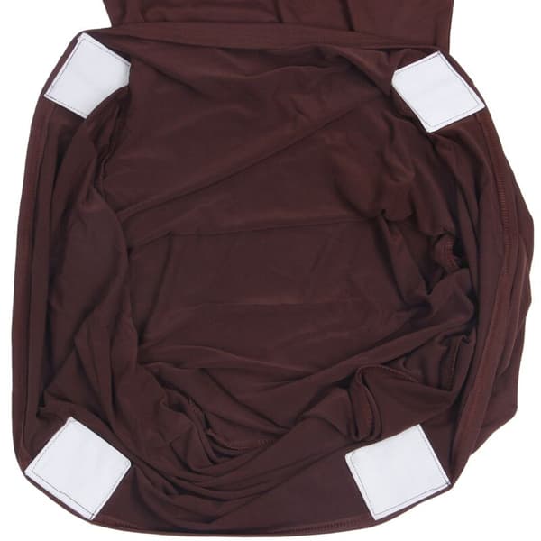 Elegant Stretch Stolestolrem til Spisestol (Kaffe Brun)