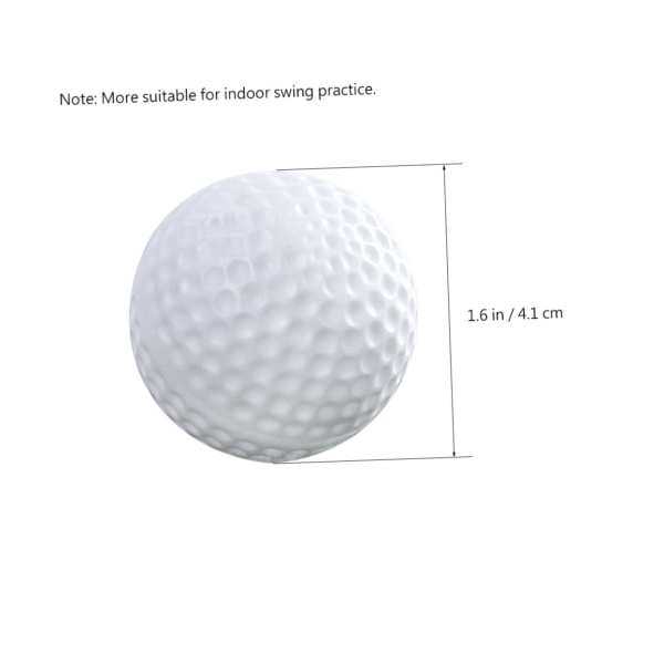 10st Minileksak Herr Golf Baseball för barn Sportfantast Golfboll Träningsbollar Golfbollstillbehör Plastboll inomhusbollleksak