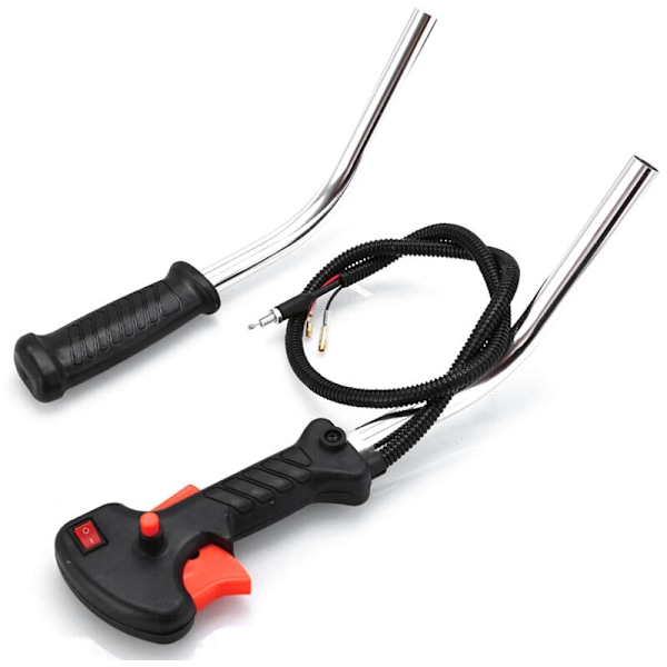 Throttle Håndtag Rør Trigger Aluminium Kabel Snoreklipper Dele Tilbehør Brush Cutter Kontrol Switch Haveforsyninger