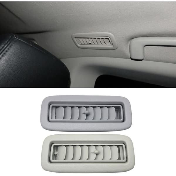 Biltakets luftkonditionering sidoluftsventil A/C panelgallerlock grå för V93 V97 Montero V95 V98 V87
