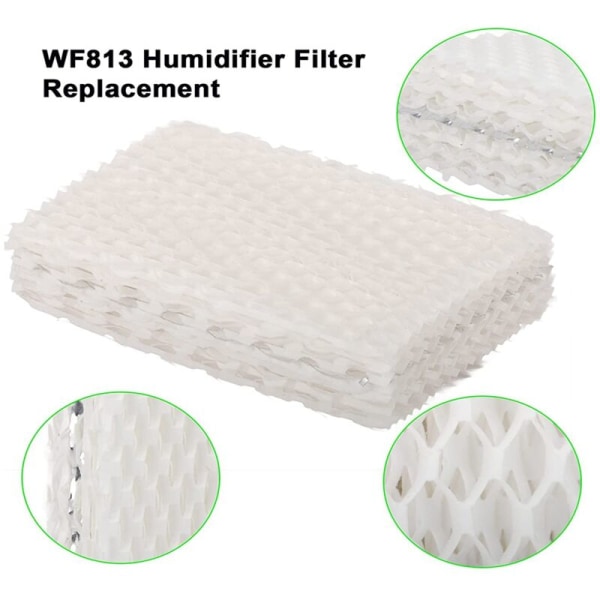 8-pakke WF813 luftfuktervekefilter erstatning kompatibel med RCM-832 RCM-832N PCWF813 luftfukterfilter