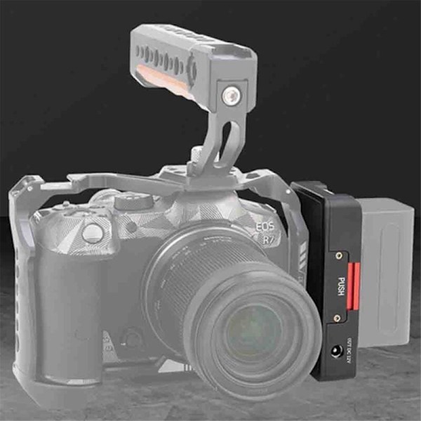 NP-F-akkulaturin metalliadapterilevy USB DC12V DC8V DC 1/4 tuuman ulostulo NP-F970/F950/F930/F770F750/F570