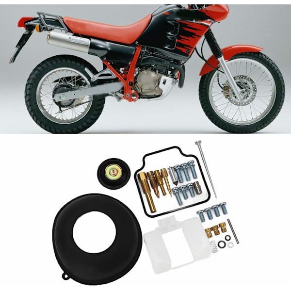 Forgaser Reparationskit 29 stk 16016 MAH 670 Forgaser Genopbygnings Sæt Aldersbestandig Passer til NX650 1988 til 1994